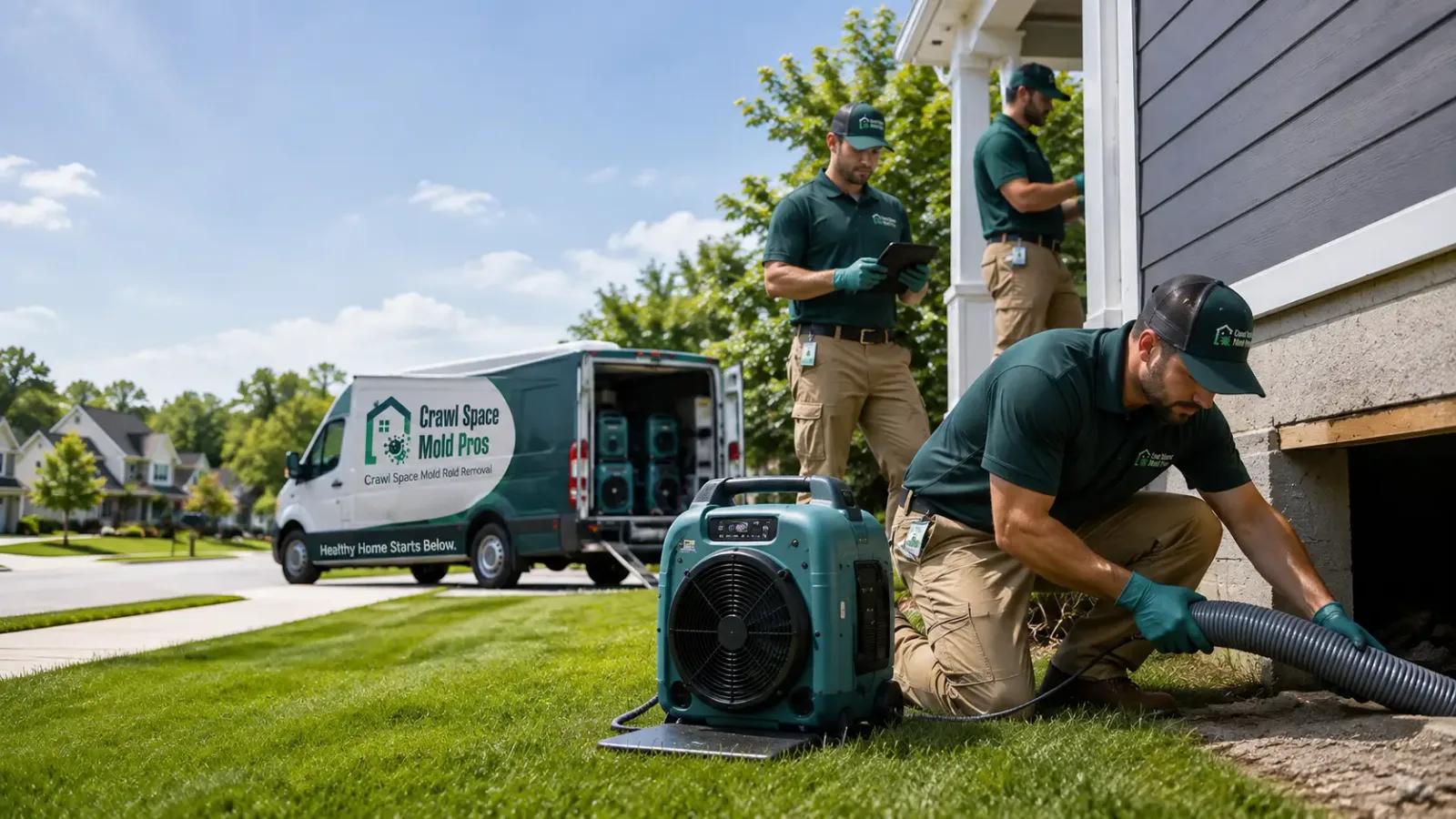 Crawl Space Mold Removal in Hartford, SD